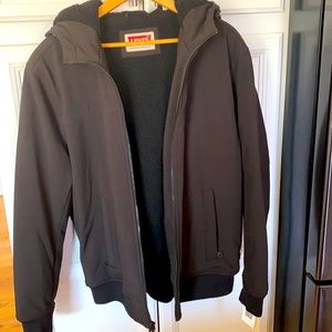 Men’s Levi’s fleece lined waterproof jacket